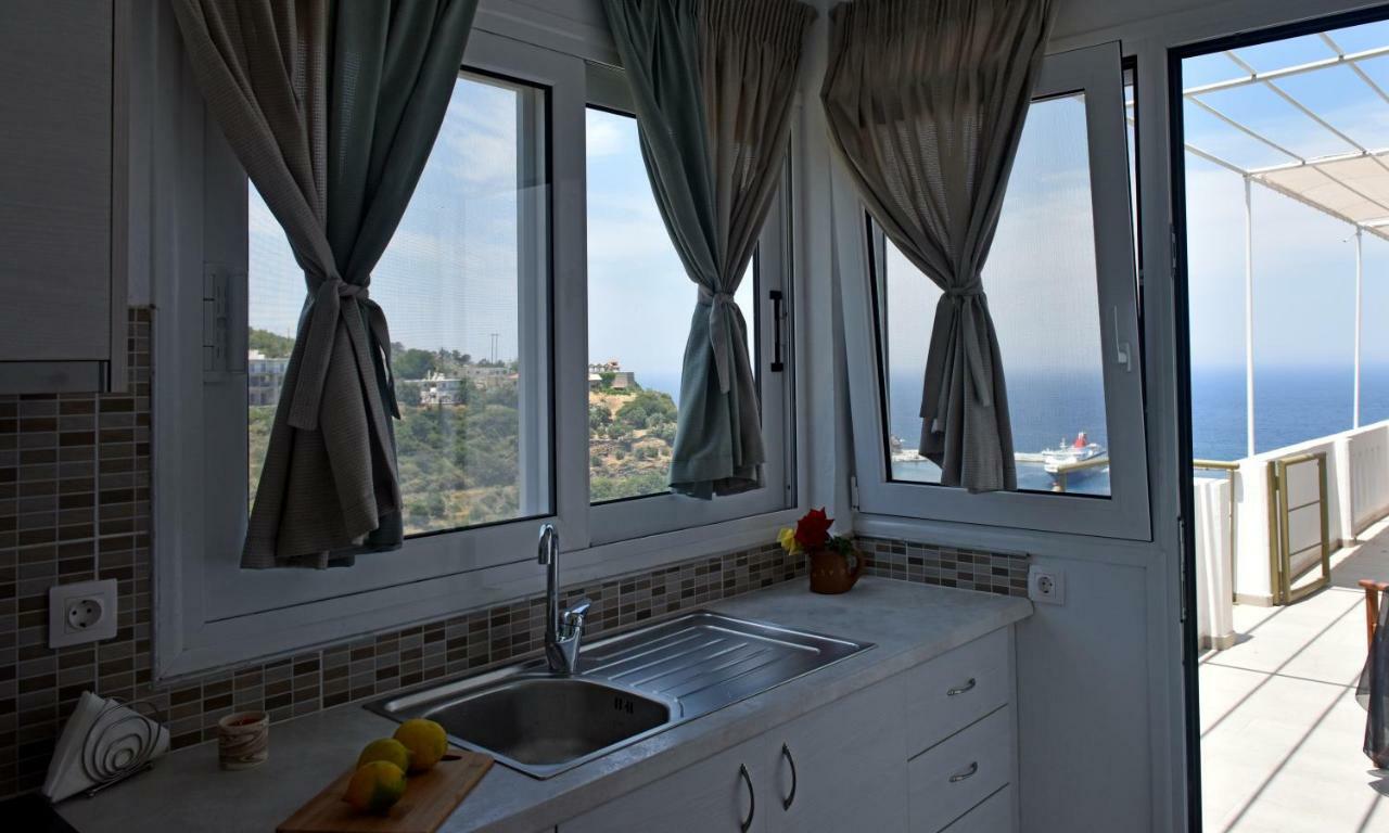 Mare Vista Villa Evdilos  Ngoại thất bức ảnh