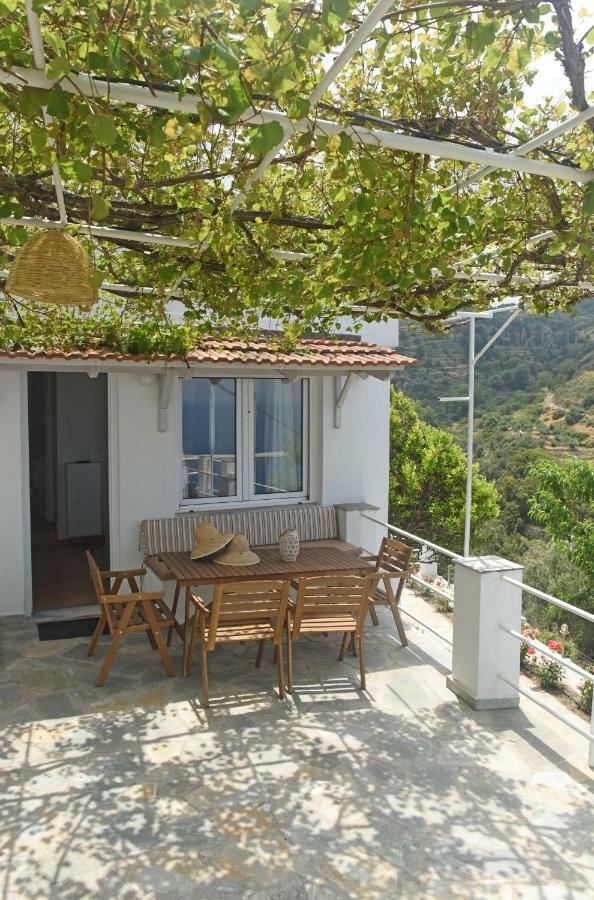 Mare Vista Villa Evdilos  Ngoại thất bức ảnh