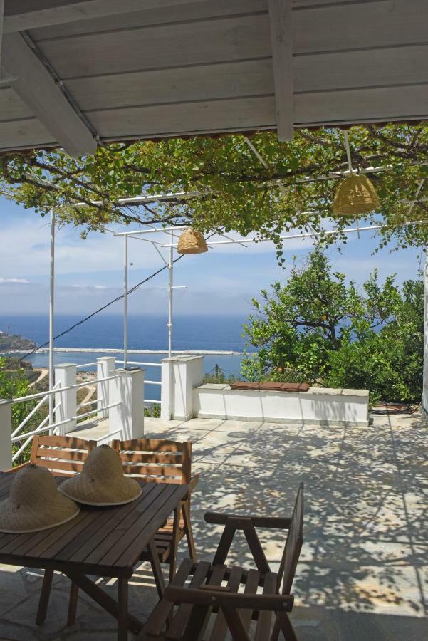 Mare Vista Villa Evdilos  Ngoại thất bức ảnh