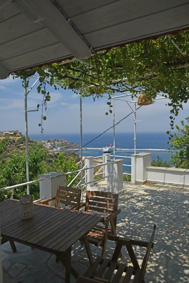 Mare Vista Villa Evdilos  Ngoại thất bức ảnh